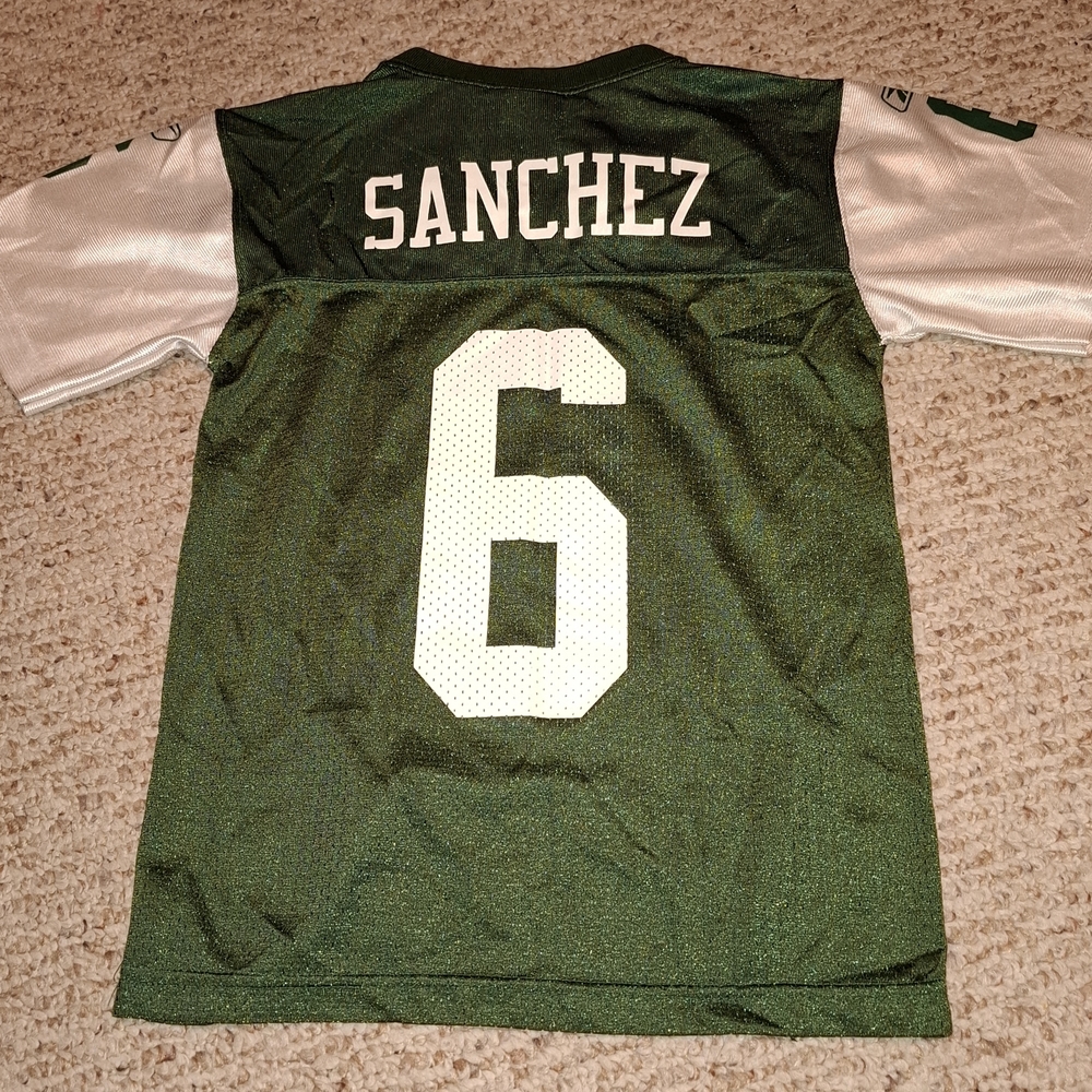 Reebok NFL Football New York Jets Mark Sanchez #6 Jersey Child Youth Small (8)